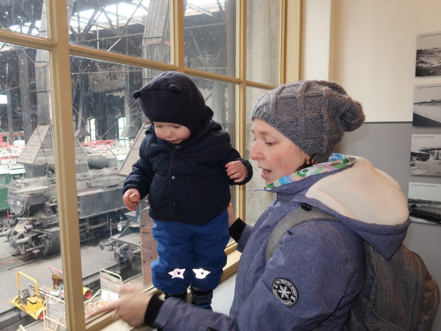 Nils und Sabine im Heizhaus