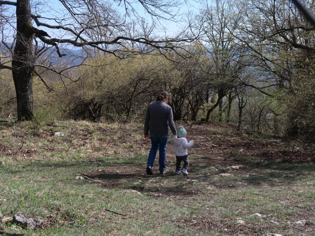 Sabine und Nils zwischen K&ouml;hlerhausruine und Ruine Johannstein