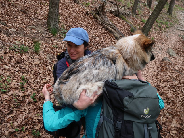 Sonja und Katja Lin am Welterbesteig zwischen Mieslingtal und St. Michael