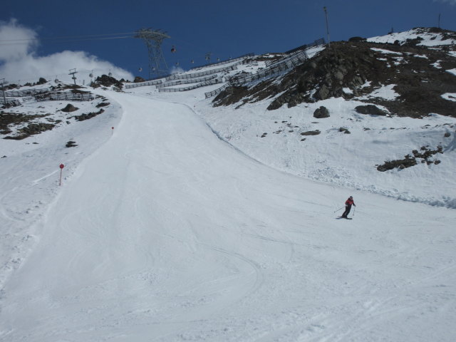 Melanie auf der Piste 5a (22. Apr.)