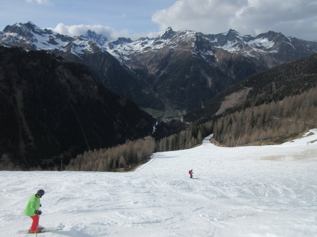 Heinz und Stefan auf der Piste 1 (22. Apr.)