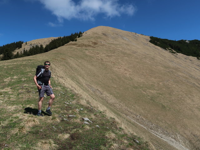 Ronald zwischen Seisenalm und Gro&szlig;em Maiereck