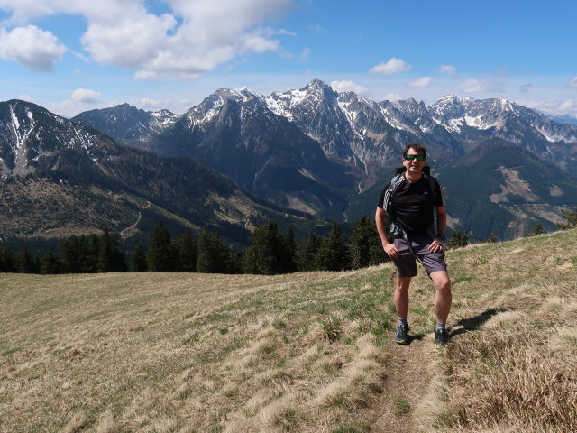 Ronald zwischen Seisenalm und Gro&szlig;em Maiereck