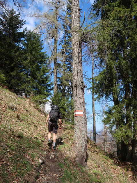 Ronald zwischen Gro&szlig;em Maiereck und Sauboden
