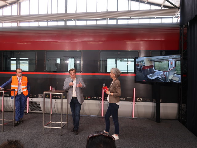 Klaus, ? und ? im &Ouml;BB-Werk Simmering