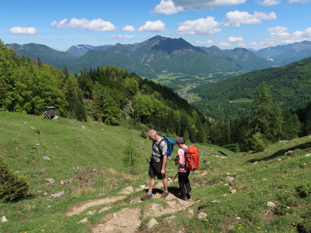 Frank und Melanie zwischen Sparber und Dürntalalm