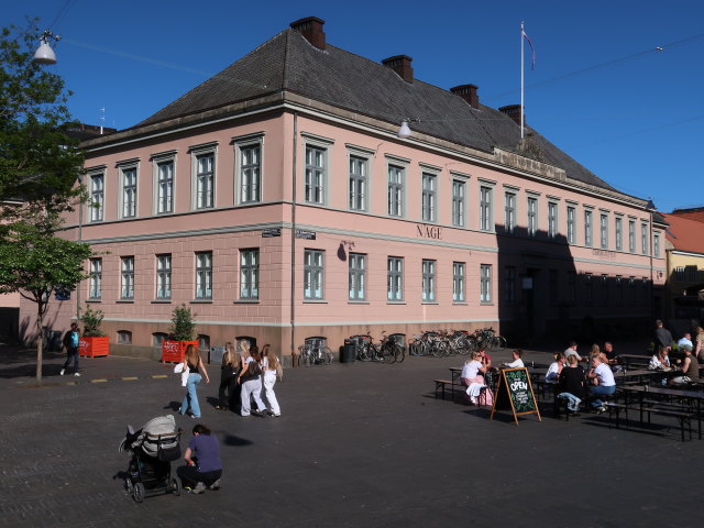 Sabine am Gråbrødre Plads in Odense (19. Mai)