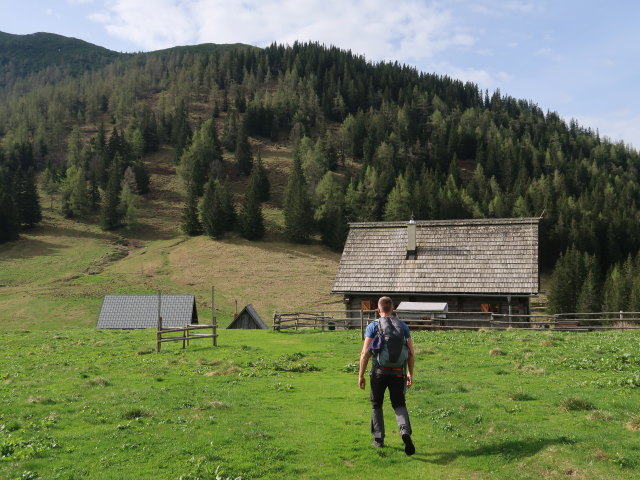Mario auf der Sohlenalm, 1.352 m