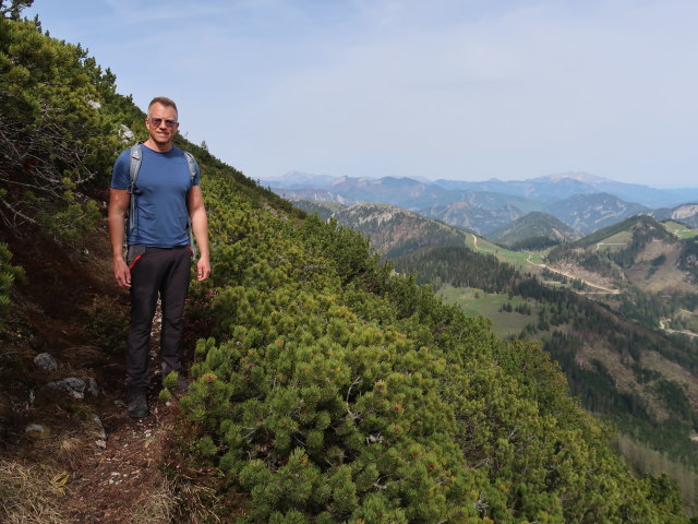 Mario zwischen Kleinem Wildkamm und Gro&szlig;em Wildkamm