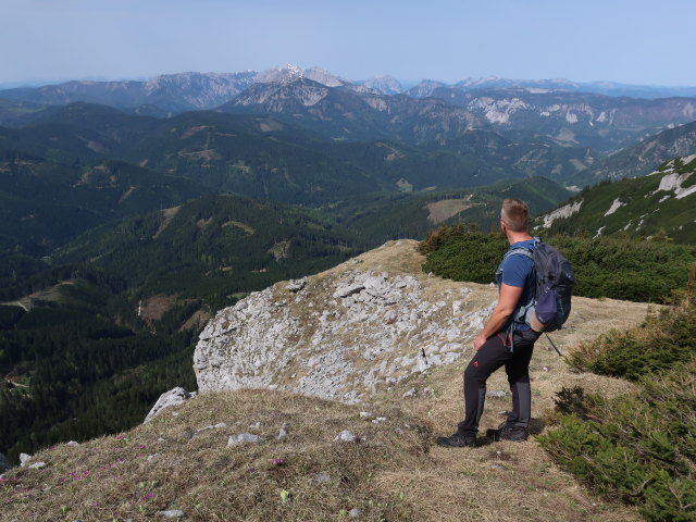 Mario zwischen Kleinem Wildkamm und Gro&szlig;em Wildkamm