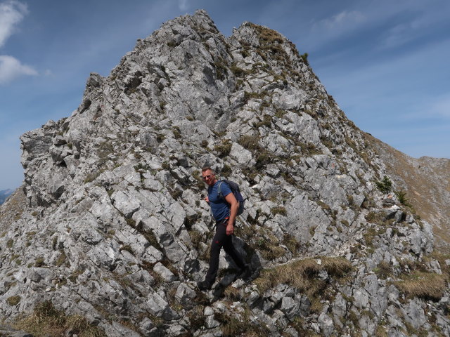 Mario zwischen Gro&szlig;em Wildkamm und Gingatzwiese