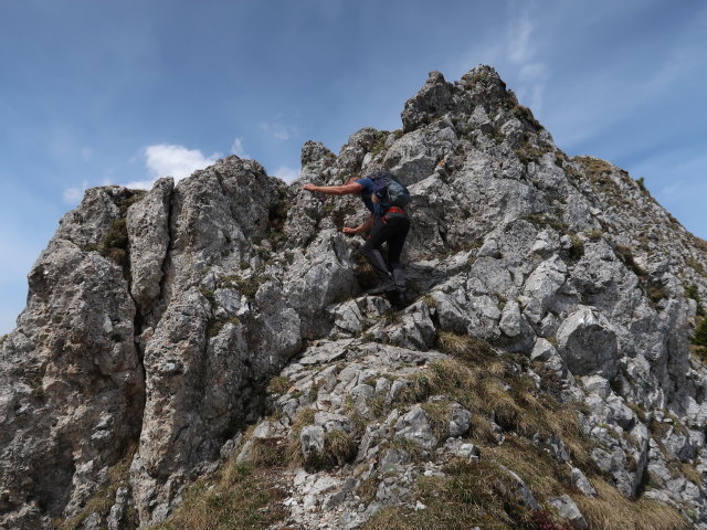 Mario zwischen Gro&szlig;em Wildkamm und Gingatzwiese