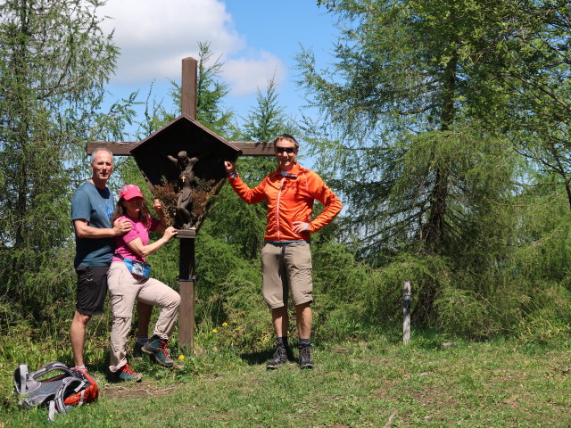 Frank, Melanie und ich am Hochplettspitz, 1.134 m