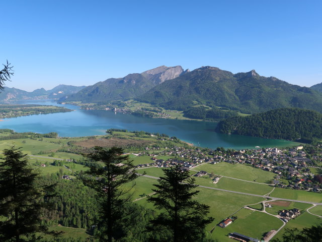 Wolfgangsee von der Brustwand aus