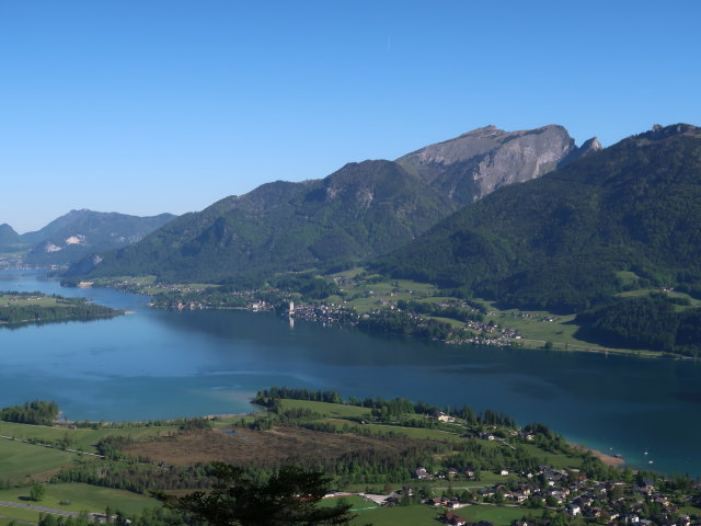 Wolfgangsee von der Brustwand aus