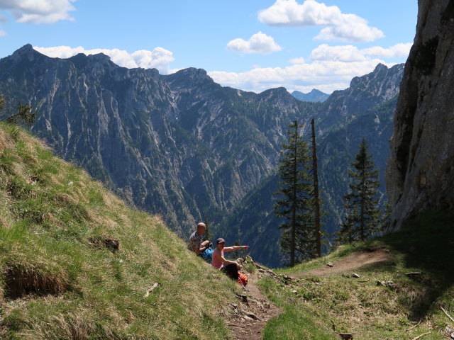 Frank und Melanie zwischen Sparber und D&uuml;rntalalm