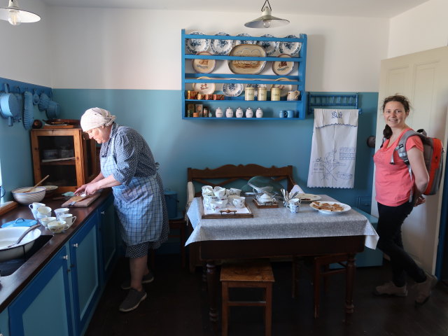 Sabine im Oplevelsescenter Nyvang in Holb&aelig;k (17. Mai)