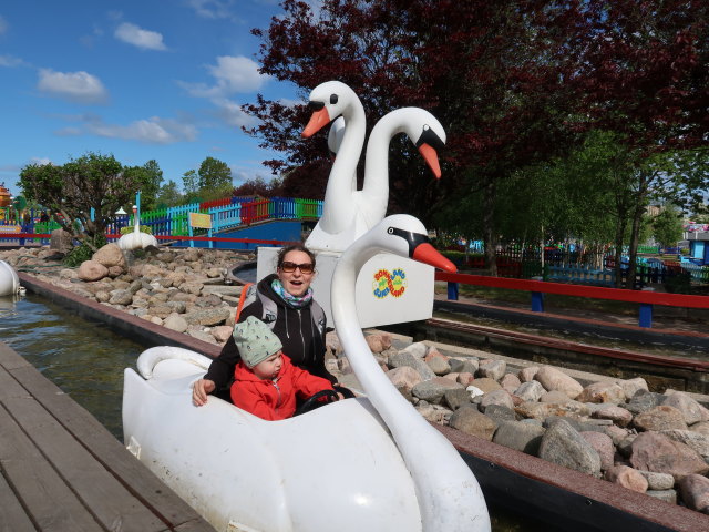 Nils und Sabine im Sommerland Sj&aelig;lland in N&oslash;rre Asmindrup (18. Mai)