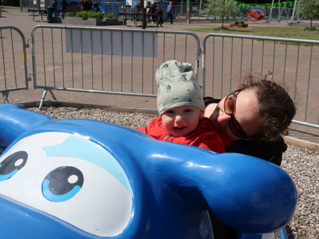 Nils und Sabine im Sommerland Sj&aelig;lland in N&oslash;rre Asmindrup (18. Mai)