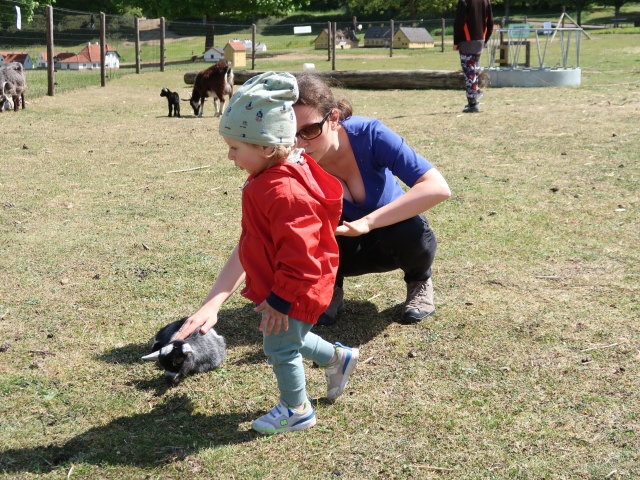 Nils und Sabine im Sommerland Sj&aelig;lland in N&oslash;rre Asmindrup (18. Mai)