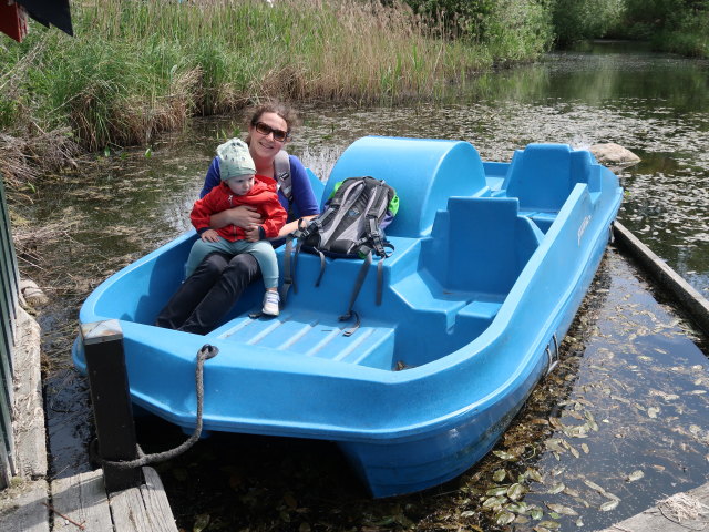 Nils und Sabine im Sommerland Sj&aelig;lland in N&oslash;rre Asmindrup (18. Mai)