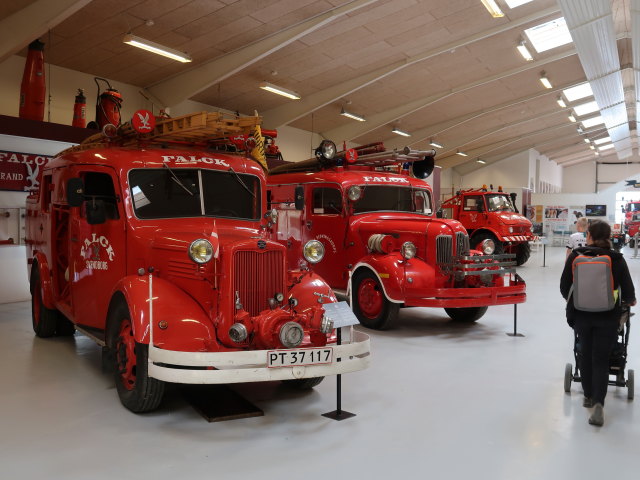 Sabine im Egeskov Falck Museet in Kv&aelig;rndrup (19. Mai)
