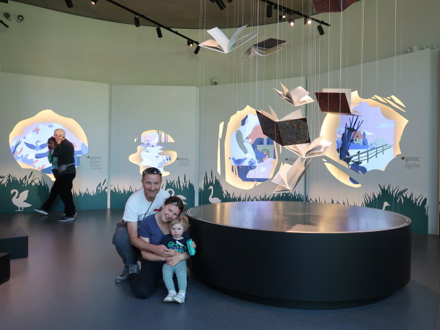 Ich, Sabine und Nils im H. C. Andersens Hus in Odense (19. Mai)