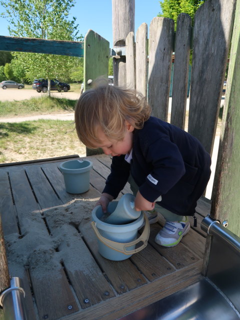 Nils im Givskud Zoo in Give (20. Mai)