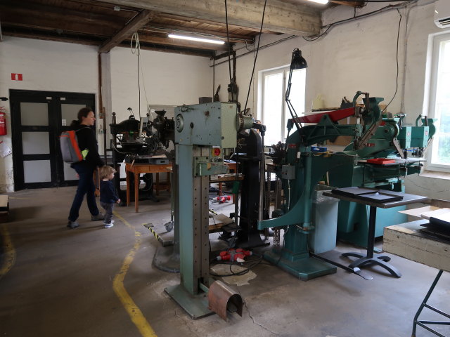 Sabine und Nils in der Bruunshaab Gamle Papfabrik in Viborg (22. Mai)