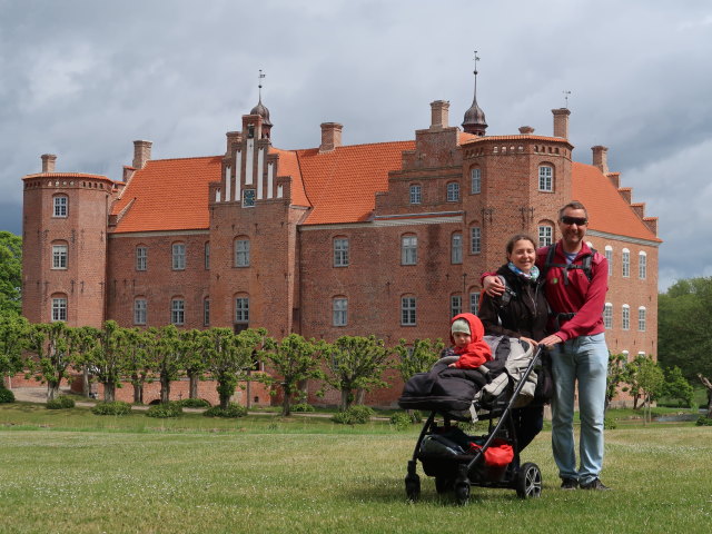 Nils, Sabine und ich im Det Gr&oslash;nne Museum in Auning (23. Mai)