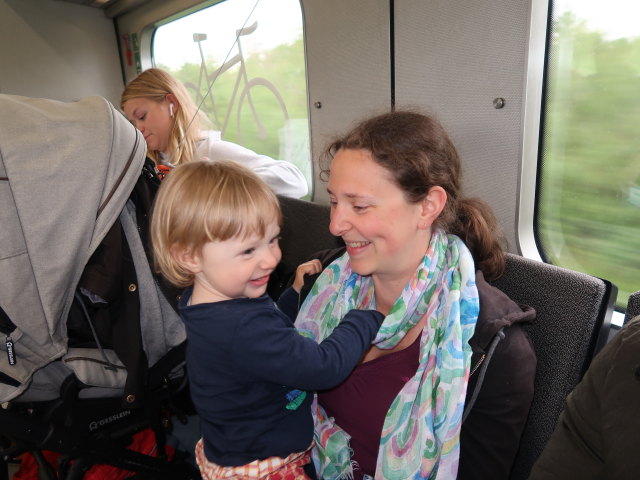 Nils und Sabine im IC 4161 (23. Mai)