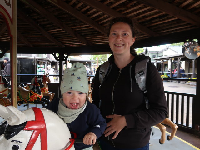 Nils und Sabine im Western Ride im Legoland Billund Resort (26. Mai)