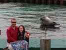 Ich und Sabine im Nords&oslash;en Oceanarium in Hirtshals (25. Mai)
