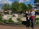 Nils, Sabine und ich im Miniland im Legoland Billund Resort (26. Mai)