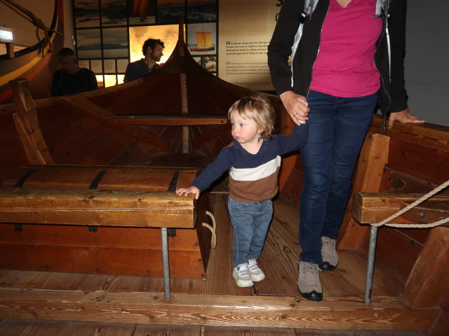Nils und Sabine im Vikingeskibsmuseet in Roskilde (29. Mai)