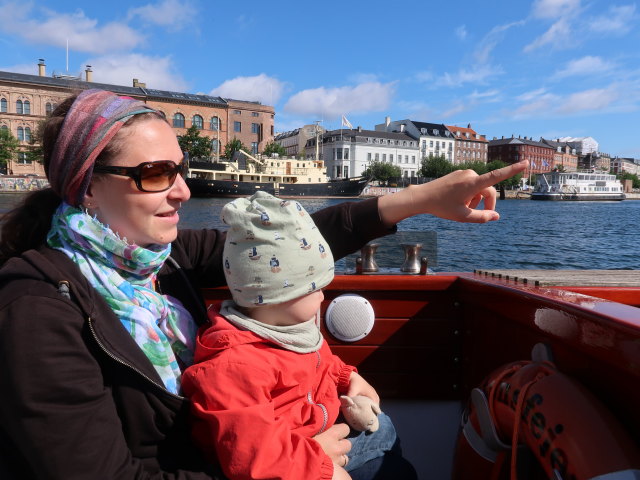 Sabine und Nils in K&oslash;benhavns Havn (30. Mai)