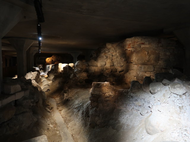Ruinerne in Det Kongelige Festk&oslash;kken in Christiansborg Slot in K&oslash;benhavn (30. Mai)