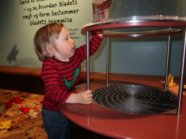 Nils im Experimentarium in Hellerup (31. Mai)