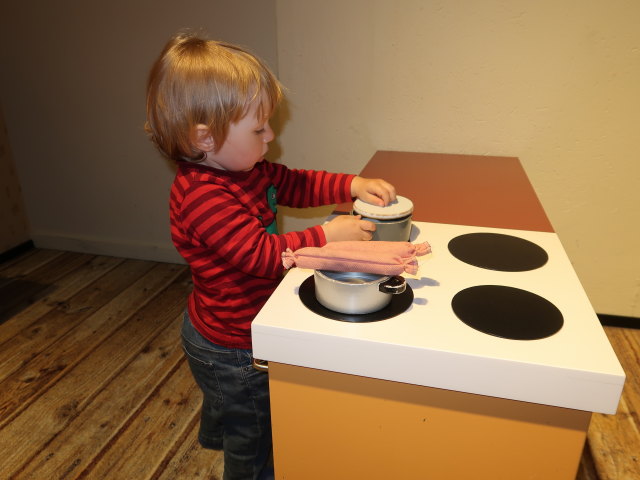 Nils im Experimentarium in Hellerup (31. Mai)