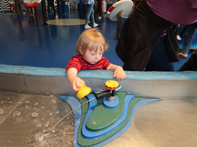 Nils im Experimentarium in Hellerup (31. Mai)