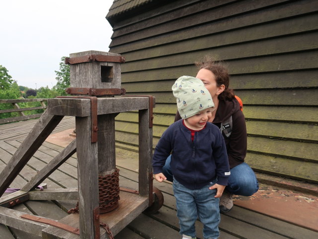 Nils und Sabine im Frilandsmuseet in Kongens Lyngby (1. Juni)