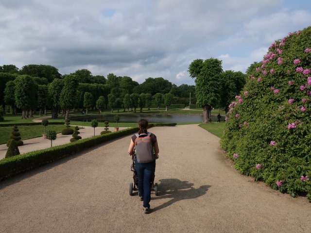 Sabine im Frederiksborg Haven in Hiller&oslash;d (1. Juni)