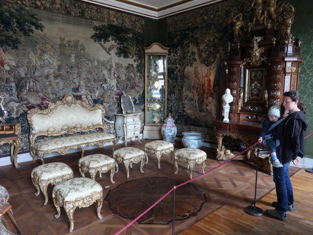 Nils und Sabine im Rosenborg Slot in K&oslash;benhavn (2. Juni)