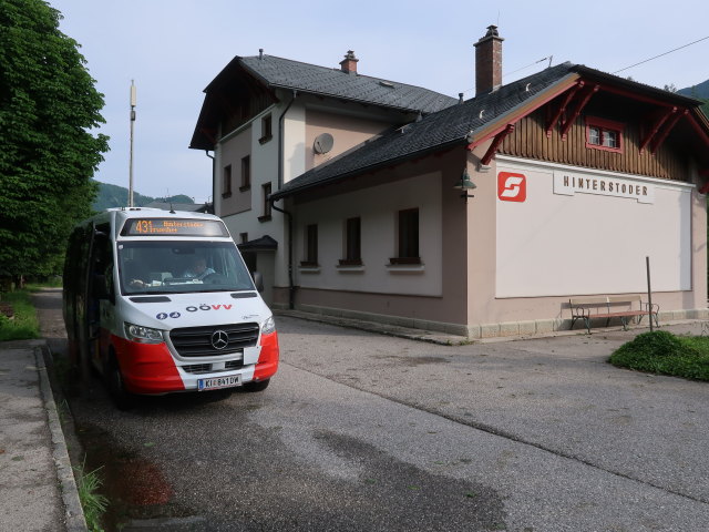 Bahnhof Hinterstoder, 504 m (7. Juni)