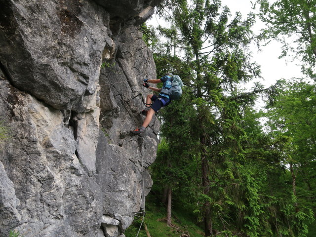 Poppenberg-Klettersteig: Tim (7. Juni)