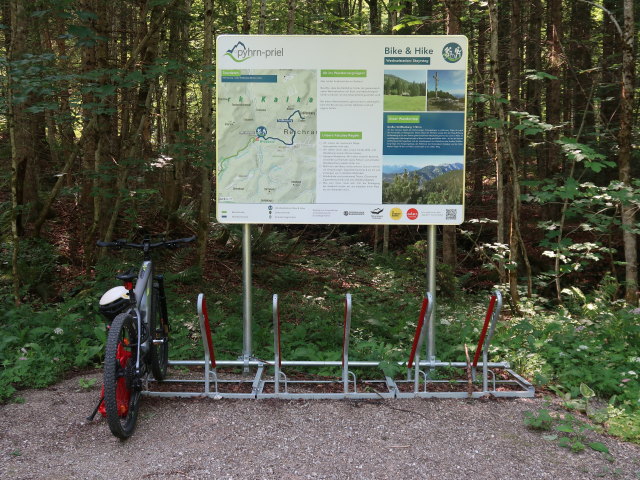 Bike & Hike Wechselstation Steyrsteg, 946 m (10. Juni)