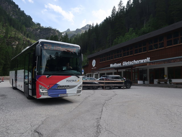 Talstation der Wei&szlig;seebahn, 1.486 m (15. Juni)