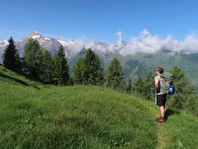Christian auf der Harleitenalm (21. Juni)