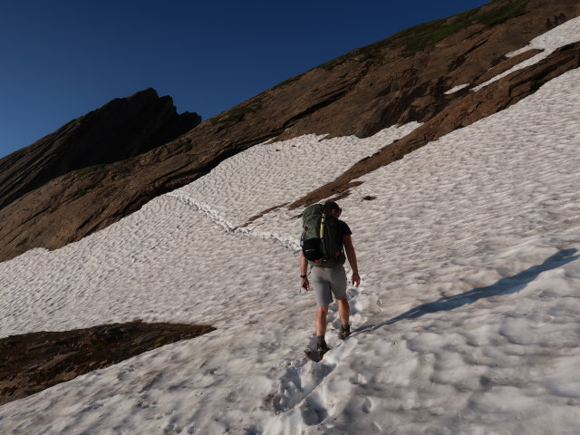 Christian am Gleiwitzer H&ouml;henweg im Ochsenkar (22. Juni)