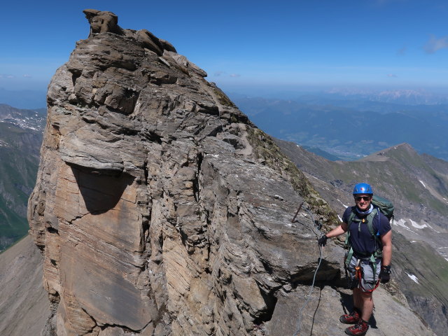 Christian zwischen Kleinem Tenn und Hirzbacht&ouml;rl (22. Juni)